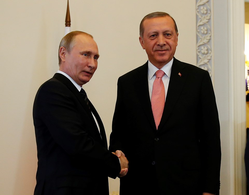 Erdoğan ve Putin Uçak krizi sonrası 268 Gün Sonra Rusya'da Bir Araya Geldi