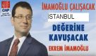 CHP İstanbul Büyükşehir Belediye Başkanlığı için Beylikdüzü Belediye Başkanı Ekrem İmamoğlu'nu aday gösterdi.